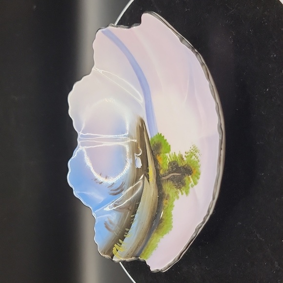 Noritake Hand Painted Swan Scene Plate - Picture 4 of 12